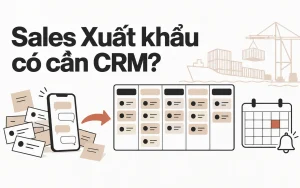 Tại sao cần CRM cho sales xuất khẩu? 7 lý do từ thực tế bán hàng