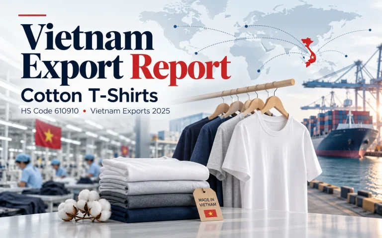 Vietnam Export Report 2025 – Cotton T-Shirt (HS 610910)