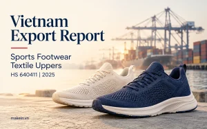 Vietnam Export Report 2025 – Sport Footwear With Textile Uppers – HS code 640411